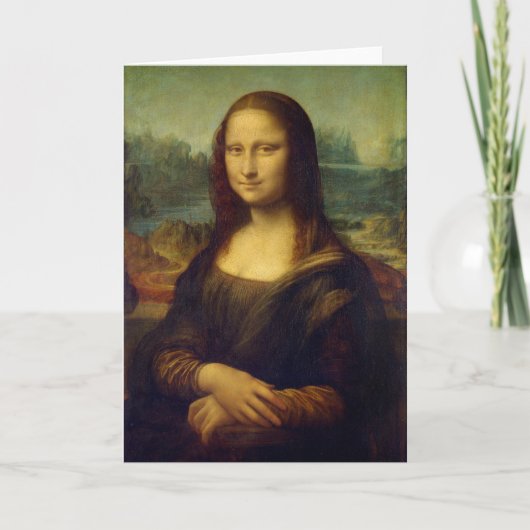 Mona Lisa | Leonardo da Vinci Kaart (Voorkant)