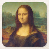 Mona Lisa, Leonardo da Vinci Kartonnen Onderzetters (Voorkant)