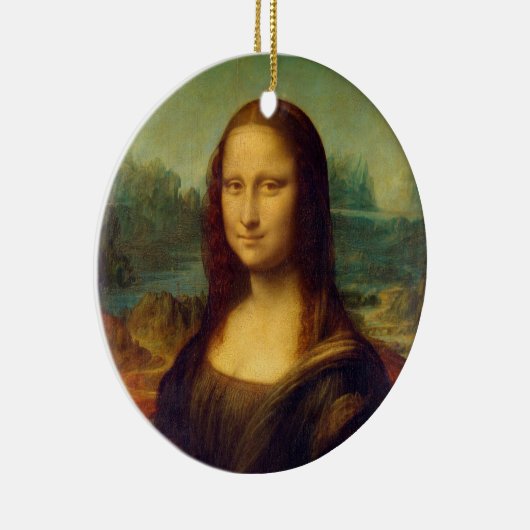 Mona Lisa - Leonardo da Vinci Keramisch Ornament (Rechts)