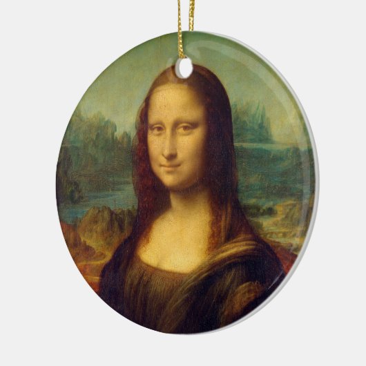 Mona Lisa - Leonardo da Vinci Keramisch Ornament (Links)