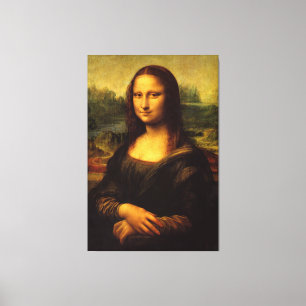 Mona Lisa, Leonardo Da Vinci, klassiek schilderij Canvas Afdruk