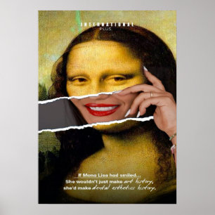 mona lisa, leonardo da vinci, klassieke kunst, ren poster