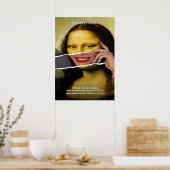 mona lisa, leonardo da vinci, klassieke kunst, ren poster (Keuken)