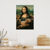 mona lisa, leonardo da vinci, klassieke kunst, ren poster (Keuken)