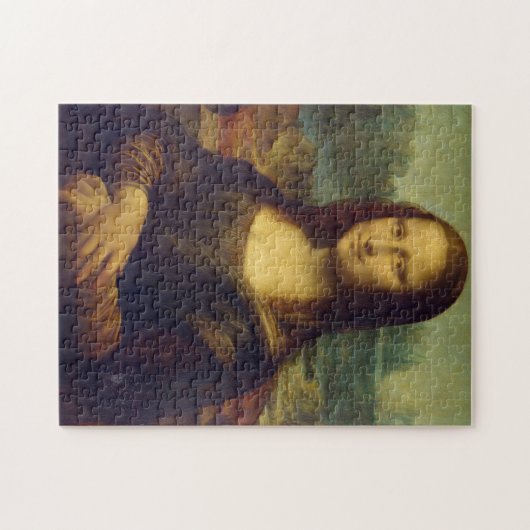 Mona Lisa, Leonardo da Vinci Legpuzzel (Horizontaal)