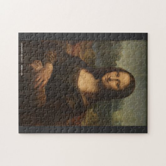 Mona Lisa Leonardo Da Vinci Legpuzzel (Horizontaal)