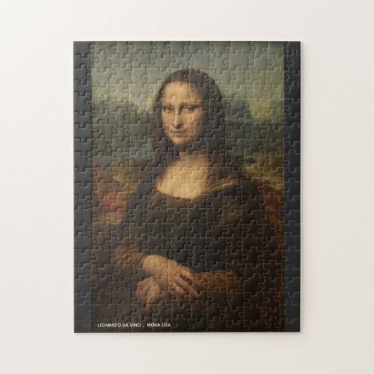 Mona Lisa Leonardo Da Vinci Legpuzzel (Verticaal)