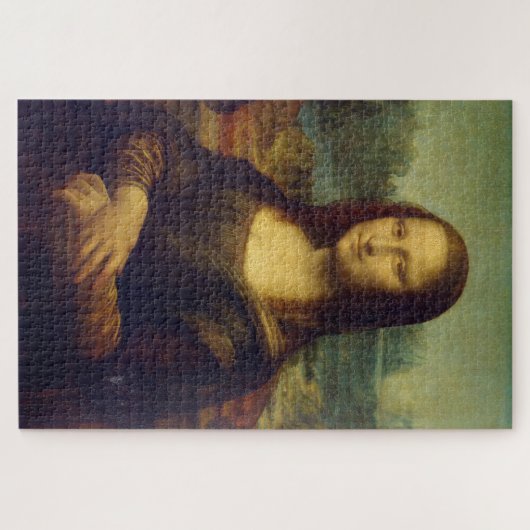 Mona Lisa , Leonardo da Vinci Legpuzzel (Horizontaal)