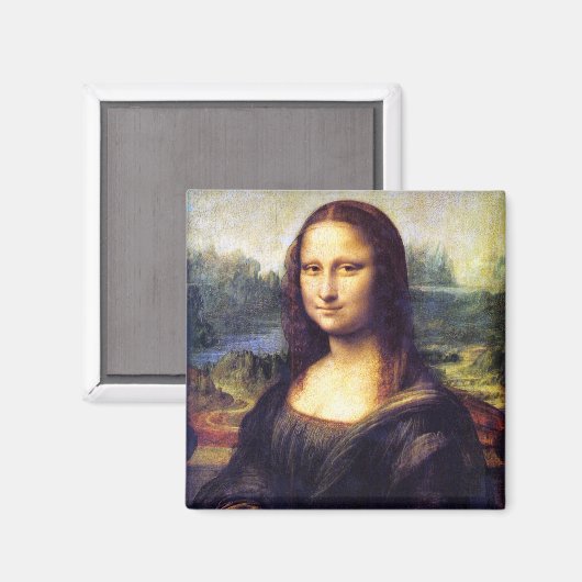 Mona Lisa, Leonardo da Vinci Magneet (Voorkant / Achterkant)