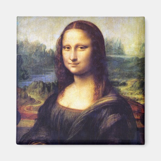 Mona Lisa, Leonardo da Vinci Magneet (Voorkant)