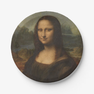 Mona Lisa Leonardo Da Vinci Papieren Bordje