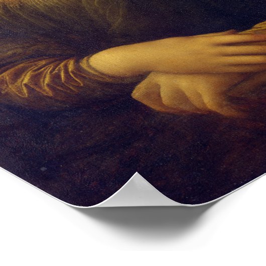 Mona Lisa, Leonardo da Vinci Poster (Hoek)