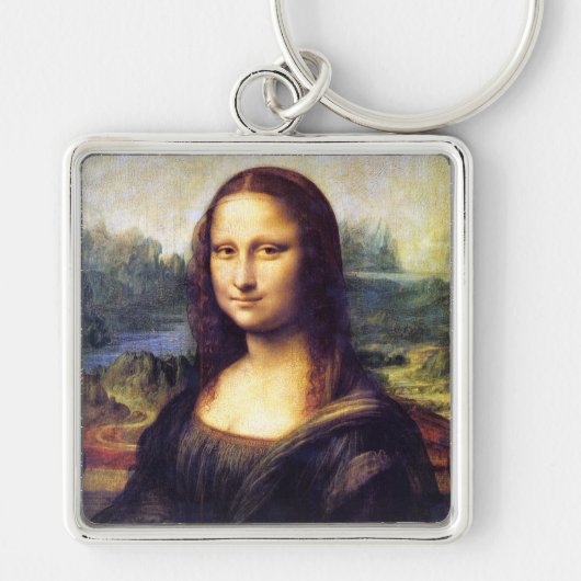 Mona Lisa, Leonardo da Vinci Sleutelhanger (Voorkant)