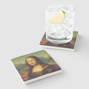 Mona Lisa Leonardo da Vinci Stenen Onderzetter
