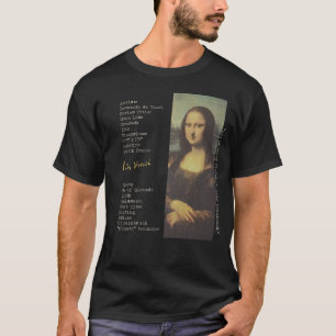 Mona Lisa Leonardo Da Vinci T-shirt