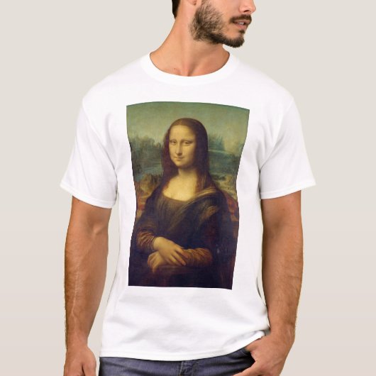 Mona Lisa, Leonardo da Vinci T-shirt (Voorkant)