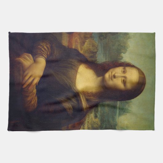 Mona Lisa | Leonardo da Vinci Theedoek (Horizontaal)