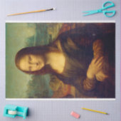 Mona Lisa, Leonardo da Vinci Tissuepapier (Craft)