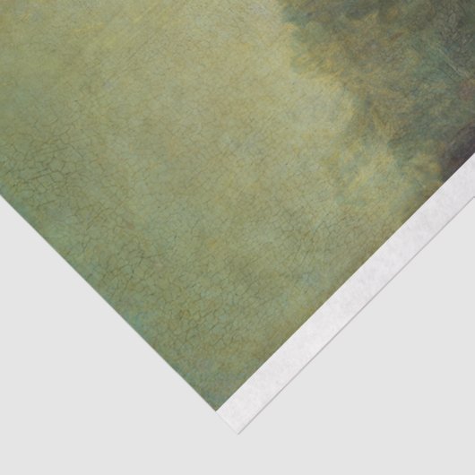 Mona Lisa, Leonardo da Vinci Tissuepapier (Detail)