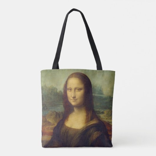 Mona Lisa, Leonardo da Vinci Tote Bag (Achterkant)