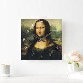 Mona Lisa, Leonardo Da Vinci Vierkante Klok (Huis)
