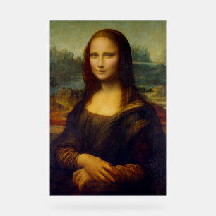 Mona Lisa Leonardo France Acryl Bord