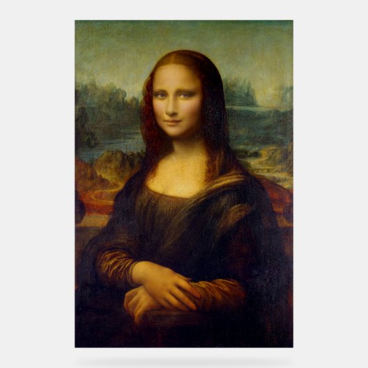 Mona Lisa Leonardo France Acryl Bord (Voorkant)