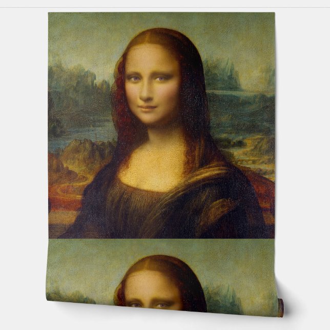 Mona Lisa Leonardo France Behang (Afrollen)