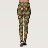Mona Lisa Lettuce Fine Art Vegan Spoof Leggings (Achterkant)