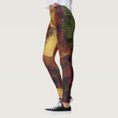 Mona Lisa Lettuce Fine Art Vegan Spoof Leggings (Links)