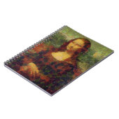 Mona Lisa Lettuce Fine Art Vegan Spoof Notitieboek (Linkerzijde)