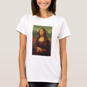 Mona Lisa Lettuce Fine Art Vegan Spoof T-shirt