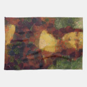 Mona Lisa Lettuce Fine Art Vegan Spoof Theedoek (Horizontaal)