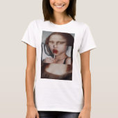 Mona Lisa Lollipop gekleurd T-shirt (Voorkant)