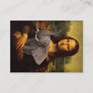 Mona Lisa Loves Elephants Visitekaartje