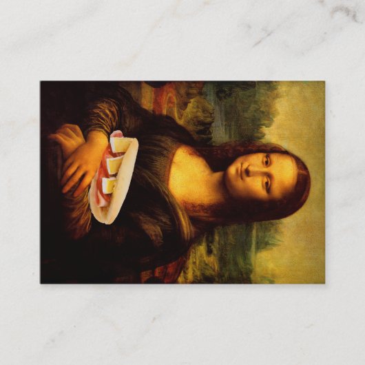 Mona Lisa Loves Panini Visitekaartje (Voorkant)
