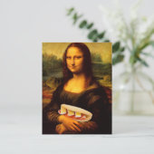 Mona Lisa Loves Paninis Briefkaart (Staand voorkant)
