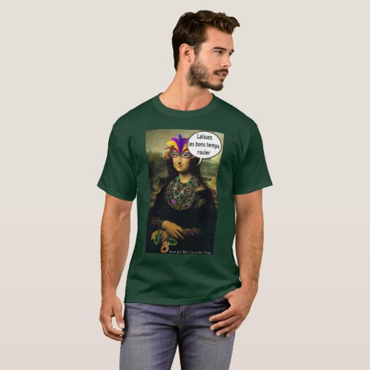 Mona Lisa Mardi Gras T-shirt (Voorkant volledig)
