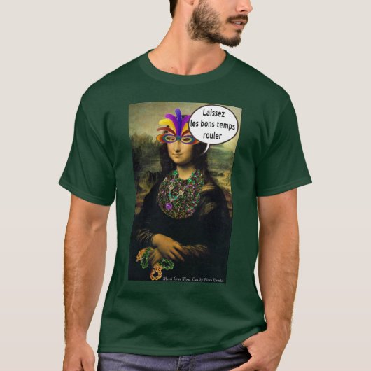 Mona Lisa Mardi Gras T-shirt (Voorkant)