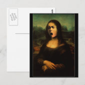Mona Lisa Medusa Caravaggio Briefkaart (Voorkant / Achterkant)