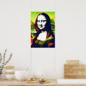 Mona Lisa Meme Pop Art Poster (Keuken)