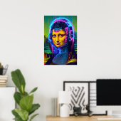 Mona Lisa Meme Pop Art  Poster (Thuiskantoor)