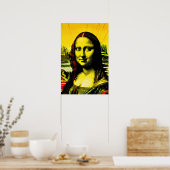 Mona Lisa Meme Pop Art Poster (Keuken)