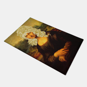 Mona Lisa met Blonde Hair Deurmat