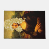 Mona Lisa met Blonde Hair Deurmat (Voorkant)