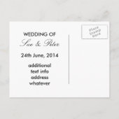 Mona Lisa Met Boeket Roze Rozen Aankondigingskaart (Achterkant)