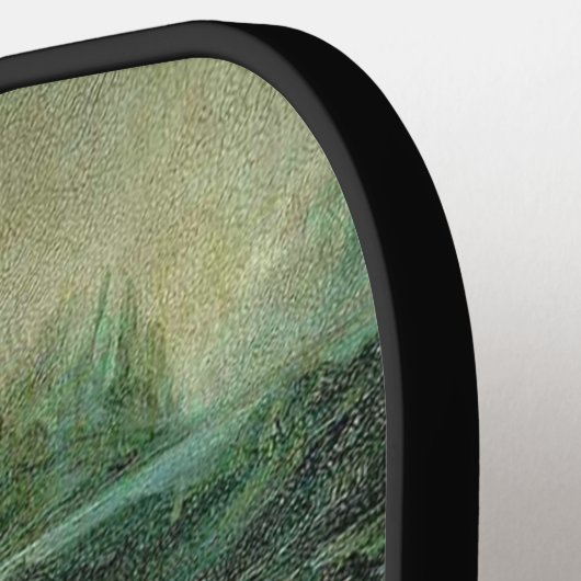 Mona Lisa met een kat Leonardo da Vinci Pickleball Paddle (Links Detail)