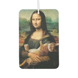 Mona Lisa met een kat Luchtverfrisser