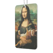 Mona Lisa met een kat Luchtverfrisser (Links)