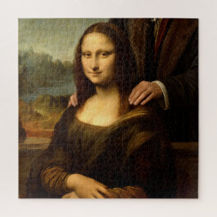 Mona Lisa met een mannelijke metgezel Legpuzzel